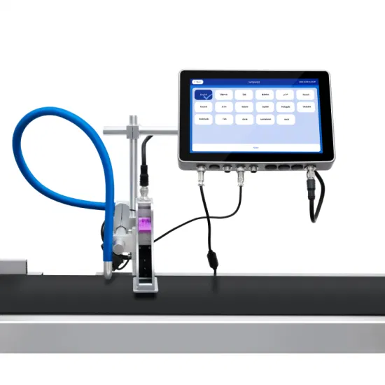 600 Dpi Touchscreen Kleiner günstiger Batch-Coding-Tintenstrahl-Tij-Drucker